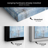 Blue Abstract Wall Art Canvas 7007