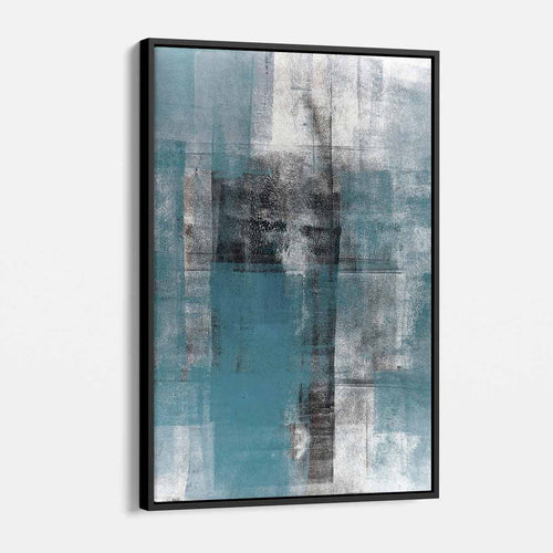 Blue Abstract Wall Art Canvas 7013