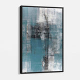 Blue Abstract Wall Art Canvas 7013