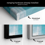 Blue Abstract Wall Art Canvas 7013