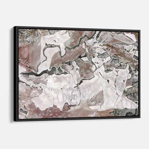 Brown Abstract Wall Art Canvas 5472