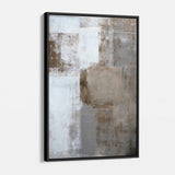 Brown Abstract Wall Art Canvas 8391