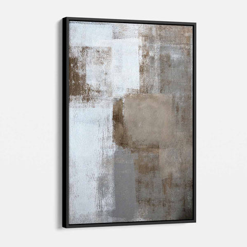Brown Abstract Wall Art Canvas 8391