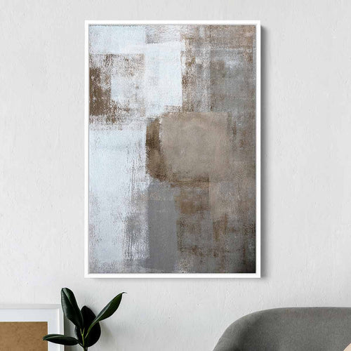 Brown Abstract Wall Art Canvas 8391