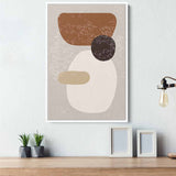 Brown Abstract Wall Art Canvas 8424