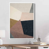 Brown Abstract Wall Art Canvas 7802