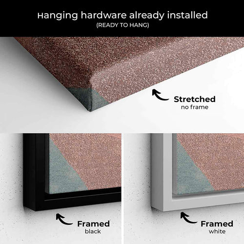 Brown Abstract Wall Art Canvas 7802