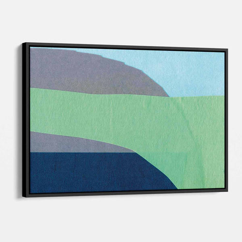 Green Abstract Wall Art Canvas 4402