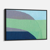 Green Abstract Wall Art Canvas 4402