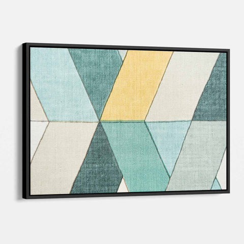 Green Abstract Wall Art Canvas 8494