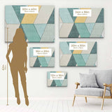 Green Abstract Wall Art Canvas 8494