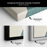 Green Abstract Wall Art Canvas 8494