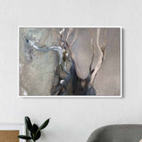Grey Abstract Wall Art Canvas 5586