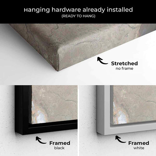 Grey Abstract Wall Art Canvas 5586