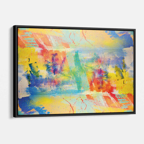 Multi Color Abstract Wall Art Canvas 7470