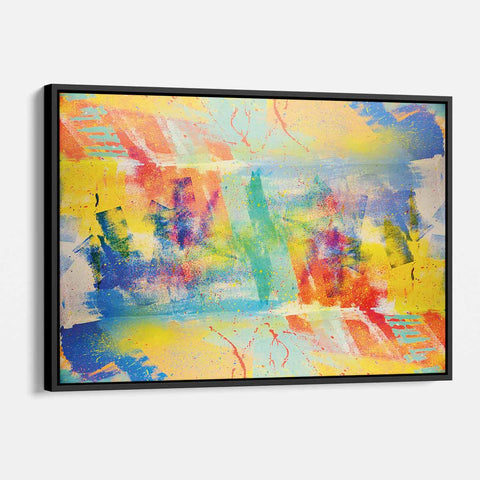 Multi Color Abstract Wall Art Canvas 7470