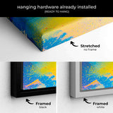 Multi Color Abstract Wall Art Canvas 7470