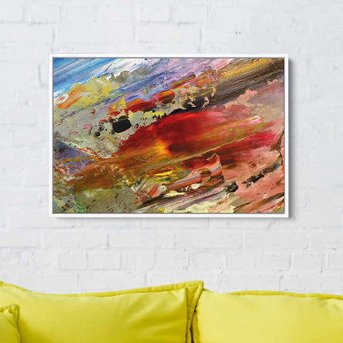 Multi Color Abstract Wall Art Canvas 2966