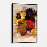 Multi Color Abstract Wall Art Canvas 5609