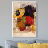 Multi Color Abstract Wall Art Canvas 5609
