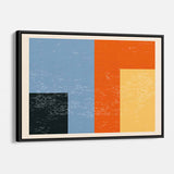 Orange Abstract Wall Art Canvas 9212