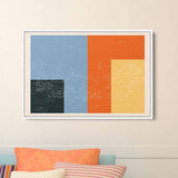 Orange Abstract Wall Art Canvas 9212