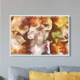 Orange Abstract Wall Art Canvas 2284