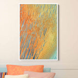 Orange Abstract Wall Art Canvas 0267