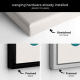 Orange Abstract Wall Art Canvas 2410