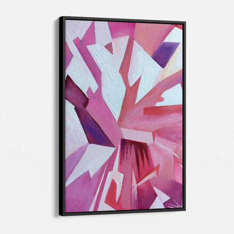 Purple Abstract Wall Art Canvas 2952