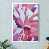 Purple Abstract Wall Art Canvas 2952