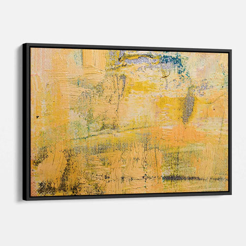 Yellow Abstract Wall Art Canvas 8859