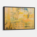 Yellow Abstract Wall Art Canvas 8859