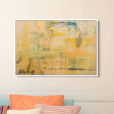 Yellow Abstract Wall Art Canvas 8859