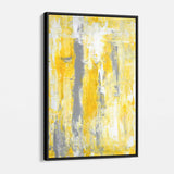 Yellow Abstract Wall Art Canvas 6925
