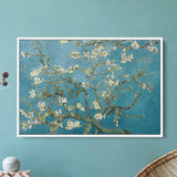 Blue Almond Blossoms Wall Art Canvas 8942