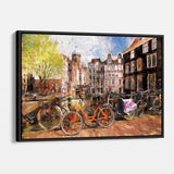 Multi Color Amsterdam Wall Art Canvas 4065