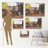 Multi Color Amsterdam Wall Art Canvas 4065