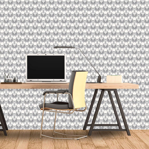 White Owl Animal Removable Wallpaper 6007| Walls By Me