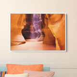 Brown Antelope Canyon Wall Art Canvas 9295