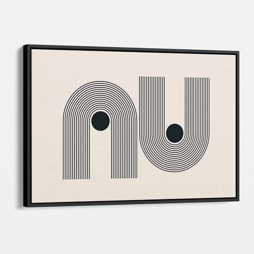 Black Arch Wall Art Canvas 2470