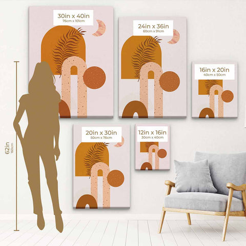 Brown Arch Wall Art Canvas 54_b