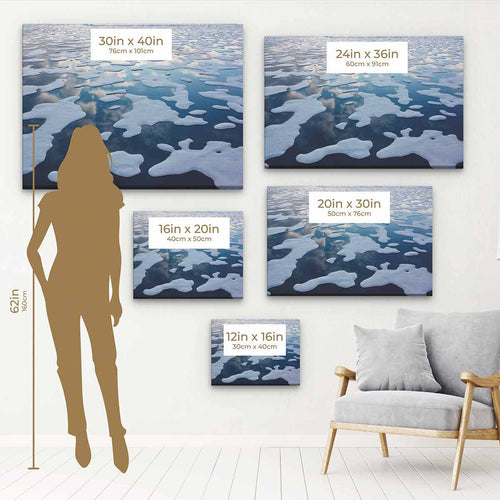 Blue Arctic Wall Art Canvas 0132