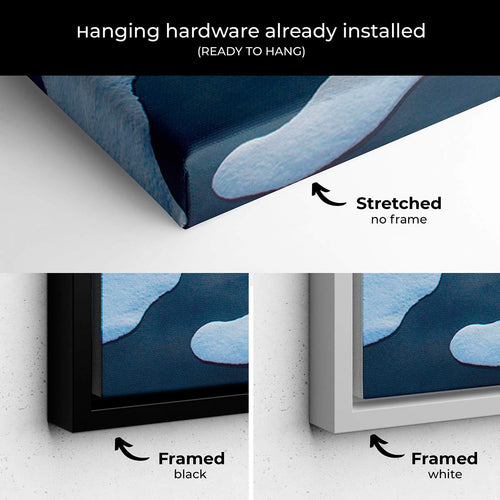 Blue Arctic Wall Art Canvas 0132