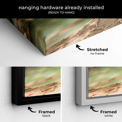 Orange Autumn Waterfall Wall Art Canvas 2100