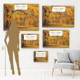 Yellow Autumn Wall Art Canvas 2835