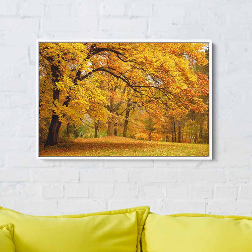 Yellow Autumn Wall Art Canvas 2835