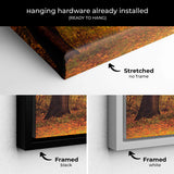 Yellow Autumn Wall Art Canvas 2835