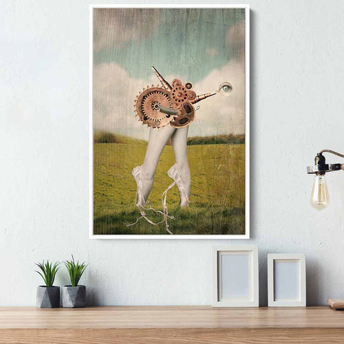 Green Ballet Wall Art Canvas 5685