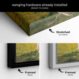 Green Ballet Wall Art Canvas 5685